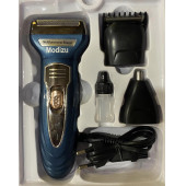 Modizu Yazılı Gold Turbo 3'Lü Set Saç Sakal Kesme Traş Makinesi Burun Kılı Alma 3İn1 Pro Model Erkek Bakım - 2