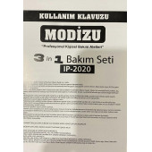 Modizu Yazılı Gold Turbo 3'Lü Set Saç Sakal Kesme Traş Makinesi Burun Kılı Alma 3İn1 Pro Model Erkek Bakım - 7