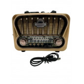 Everton Rt-826 Orta Boy Güneş Enerjili Bluetooth Nostalji Fm/Am/Sw 3 Band Radyo Usb Sd Aux Mp3 Player - 1