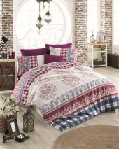 Nevresim Dünyası Best Class Çift Kişilik Nevresim Takımı Nazenin Mürdüm - 1