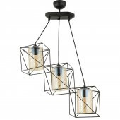 Trendylight Merdiven 3 Lü Siyah Renkli Sarkıt Avize - 1