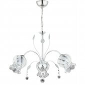 Trendylight Sırma 3 Lü Gümüş Renkli Camlı Avize - 1