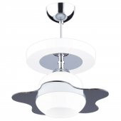 Trendylight Ufo Füme Renkli Çiçek Camlı Tekli Avize - 1