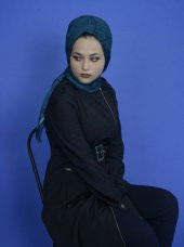 Dal Desenli Şal Petrol - 1