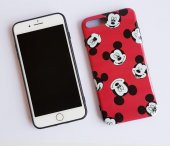 I Phone 7 Plus - 8  Plus Red Micky Telefon Kılıfı - 1