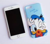 I Phone 7 Plus - 8 Plus Blue Donald Duck Telefon Kılıfı - 1