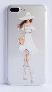 I Phone 7 Plus - 8  Plus Dress Girl Telefon Kılıfı - 2