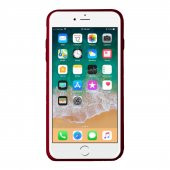 FitCase iPhone 7-8 Metal Kamera Korumalı Silikon Arka Kapak Kırmızı - 3