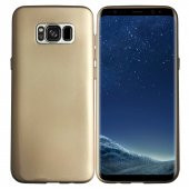 FitCase Samsung S8 Plus (G955) Metal Kamera Korumalı Silikon Arka Kapak Gold - 2