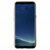 FitCase Samsung S8 Plus (G955) Metal Kamera Korumalı Silikon Arka Kapak Gold - 3