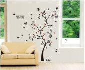 AİLE SOY AĞACI FOTOĞRAF AĞAÇ DUVAR RESMİ DEKOR ÇIKARTMASI STİCKER 100X120 ALBÜM - 4