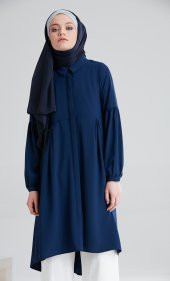 TUĞBA M5018 TUNİK AÇIK MAVİ-BORDO-KAVUN - 2