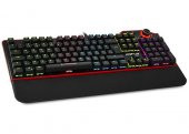 Everest Rampage Hydra R6 Full Color RGB LED Gaming Pro Blue Switch Aluminyum Kaplama Multimedia Mekanik Klavye - 3