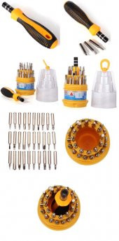 HUA JUN TOOLS MİNİ TORNAVİDA SETİ 31 PARÇA - 1