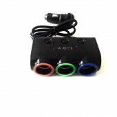 smart Araç Tır Çakmaklık Çoğaltıcı USB Oto-Araba Çakmak Soket Çoklayıcı - 1
