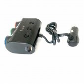 smart Araç Tır Çakmaklık Çoğaltıcı USB Oto-Araba Çakmak Soket Çoklayıcı - 4