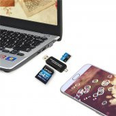 Micro USB Telefon Adaptörü Micro SD/SD Kart/USB Okuyucu Dönüştürü - 4