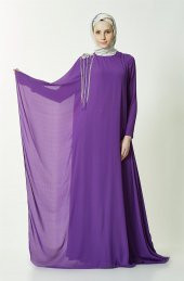 Armine Abiye Elbise-Mor 7Y9397-45 - 2