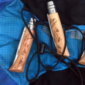Opinel Inox No 08 Alpine Bisiklet Desenli Paslanmaz Çelik Çakı - 3