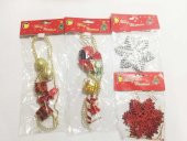 Yaldızlı Kar Kristalleri Taneleri Yılbaşı Çam Ağacı Süsü Süsleri - 1