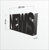 Siyah News Yazılı Gazetelik Dergilik Broşürlük İnsört Standı thumbnail 2