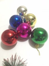 Altılı Büyük Boy Yılbaşı Küresi - 1