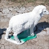 Koyun Kuzu İç ve Dış mekan 50cm Bahçe Oda Çimenlik Köşe Heykeli - 1