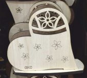 Kalp Formunda Peçetelik - 1