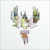 45x60cm Haç İstavroz Sign Cross Hristiyan Sembolleri Duvar Aynası - 2