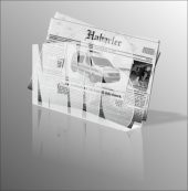 40x25cm Şeffaf News Yazılı Gazetelik Dergilik Broşürlük İnsörtlük - 2