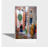60x90 cm Halı Tüccarı Canvas Tablo - 1