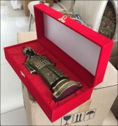 Cevşen İşlemeli Miğferli Zırh Kaftan Altın Renk Dini Ürün Biblo - 5