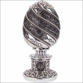 Ayet-el Kürsi Sedef İşleme Swarowsky Taşlı Külçe Biblo Topuz thumbnail 2