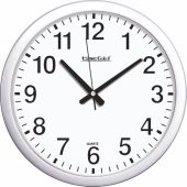 Okul İşyeri Karakol Otel Odası Büyük Rakamlı Metalize Duvar Saati - 1