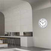 22cm Okunaklı Ofis ev işyeri okul dershane otel odası Duvar Saati - 2