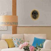 Altın Yaldız Simli Çerçeve Kabe Pano thumbnail 2