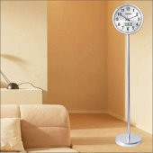 Ayaklı Standlı Alüminyum Dijitalli Termometreli Karşılama Saati thumbnail 2