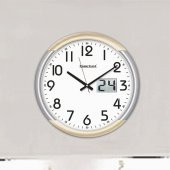 Dijital Takvimli Mekanik Klasik Sessiz Büyük İşyeri Duvar Saati thumbnail 3