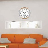 Toplantı Odası Termometreli Tarih Gün Ay Yıl Gösteren Duvar Saati - 2