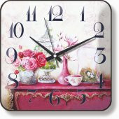 Retro Ofis İşyeri Ev Otel Odası Resepsiyon Duvar Saati - 1