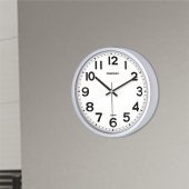 22cm Okunaklı Ofis ev işyeri okul dershane otel odası Duvar Saati - 1