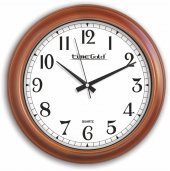 Maun Ahşap Görünümlü Okunaklı Ev İşyeri Ofis Okul Duvar Saati - 1