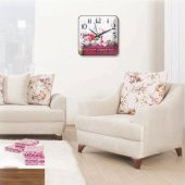 Retro Ofis İşyeri Ev Otel Odası Resepsiyon Duvar Saati - 2