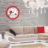 Kırmızı Çerçeve Canım Annem Duvar Saati 30 cm - 2