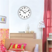 Metalik Çerçeve Okunaklı Ev Ofis İşyeri Okul Derslik Duvar Saati - 2