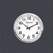 Kromaj Metalik Görünümlü Ofis İşyeri Otel Ev Duvar Saati - 1