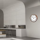 22cm Okunaklı Ev Okul İşyeri Otel Misafirhane Duvar Saati - 2