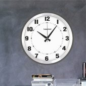 Satine Alüminyum Kalın Rakkam Ev Ofis Resepsiyon İçin Duvar Saati - 3