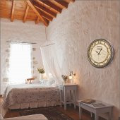 Kabartma Kadran Okunaklı Otel Resepsiyon Karşılama Duvar Saati thumbnail 2