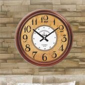 60 Cm Dev Boğaz Desenli Büyük Rakamlı Okunaklı Duvar Saati thumbnail 1